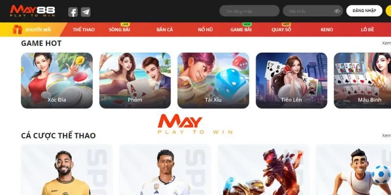 Quy mô May88 Casino